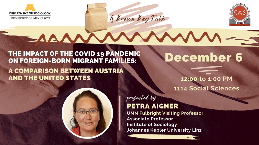 Talk with Petra Aigner Austrian Studies College of Liberal Arts